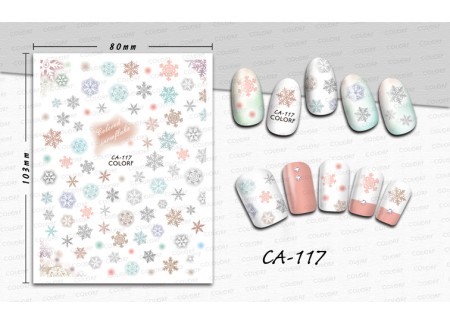 3D Nail Stickers - CA-117